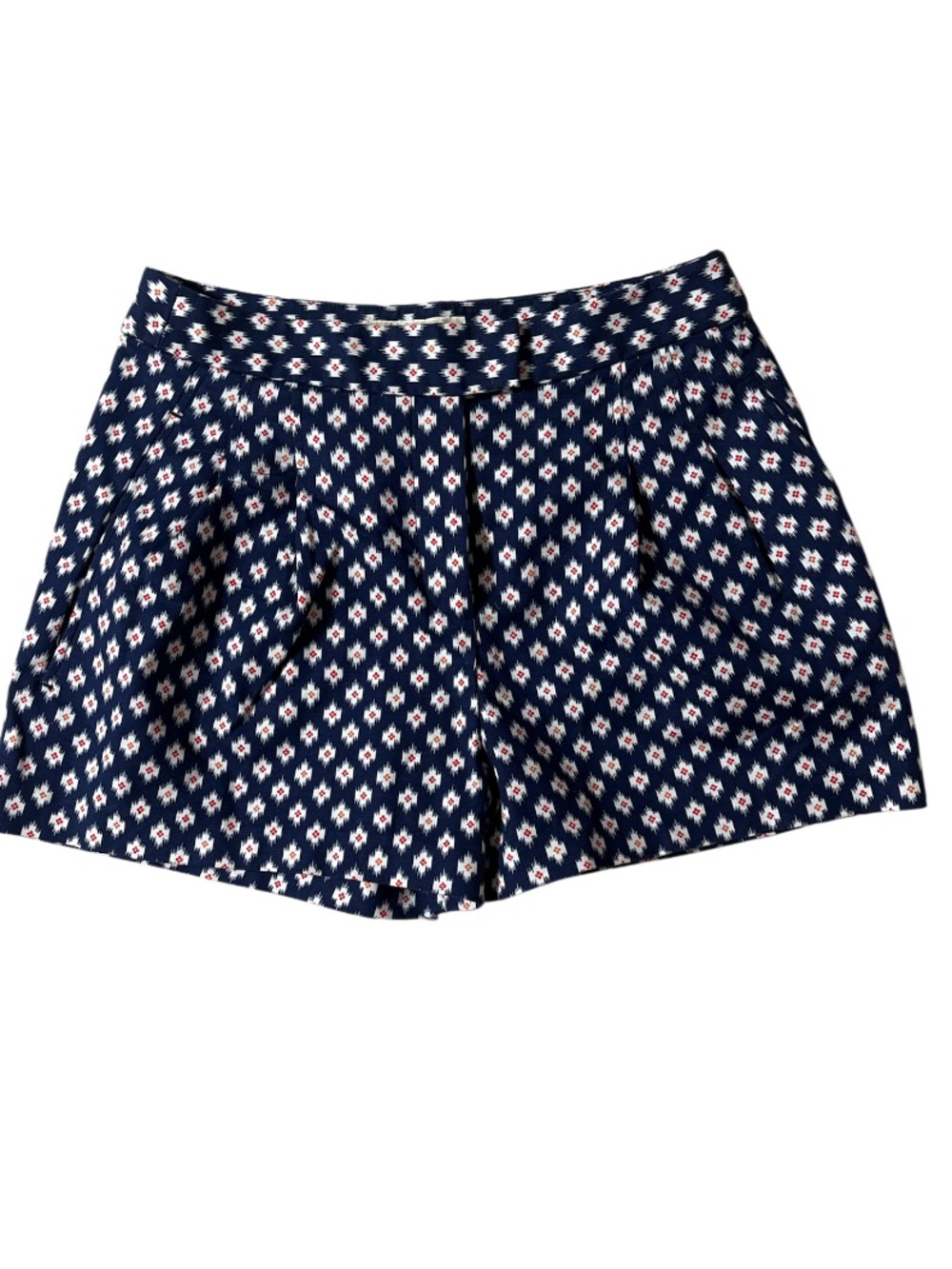 Michael Kors Navy Floral Print Women’s Shorts. Front and back pockets. Size 4